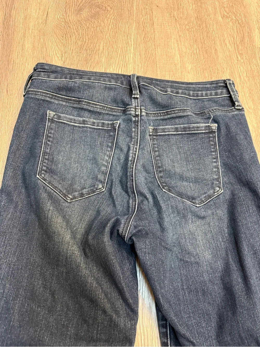 Athleta Jeans Womens Sculptek Skinny Dark Blue Stretch Denim Size 8 RN #54023